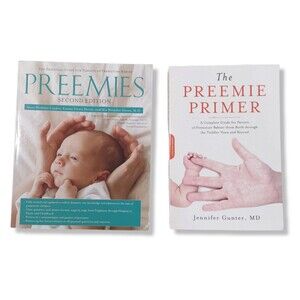 Lot of 2 Preemie Baby Parenting Educational Books The Preemie Primer & Preemies